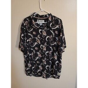 Jimmy Buffett Margaritaville button up Shirt Floral Swordfish Print  XXL